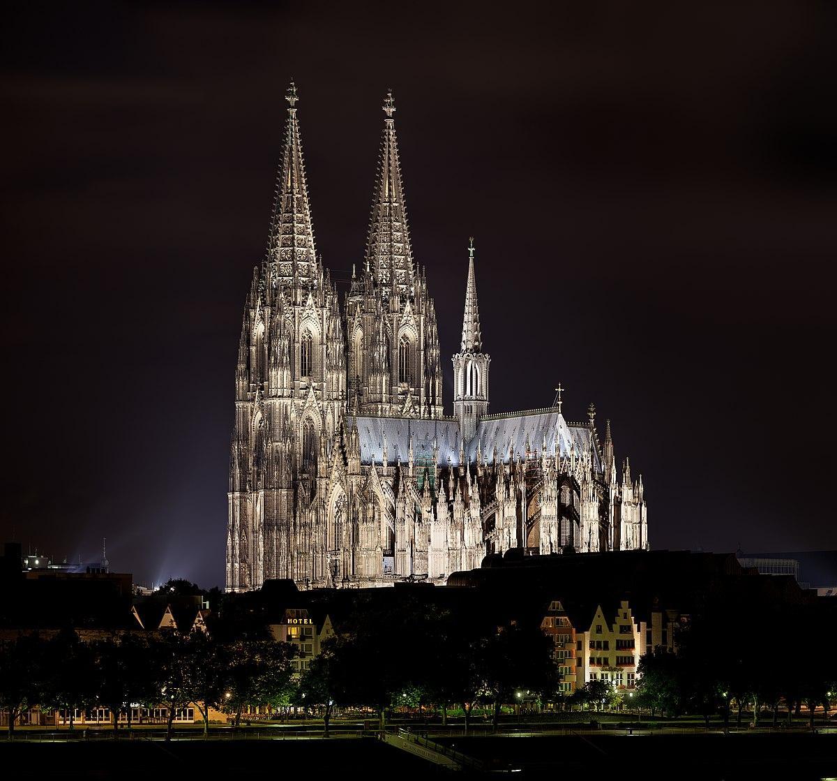 Klner Dom nachts 2013