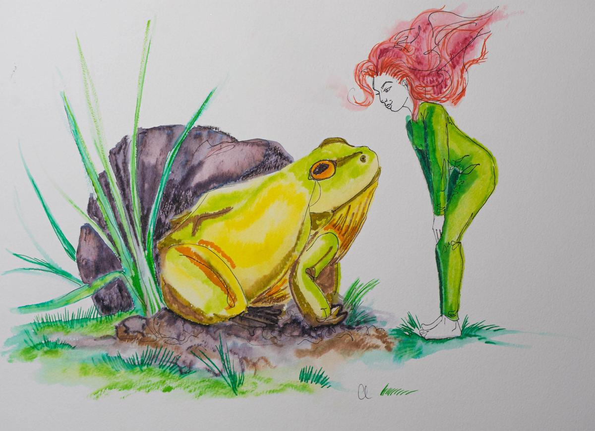 frosch-bearbeitet klein