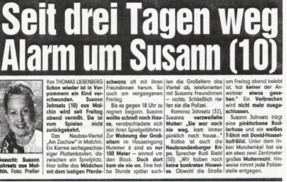 Bild Zeitung vom 15.August