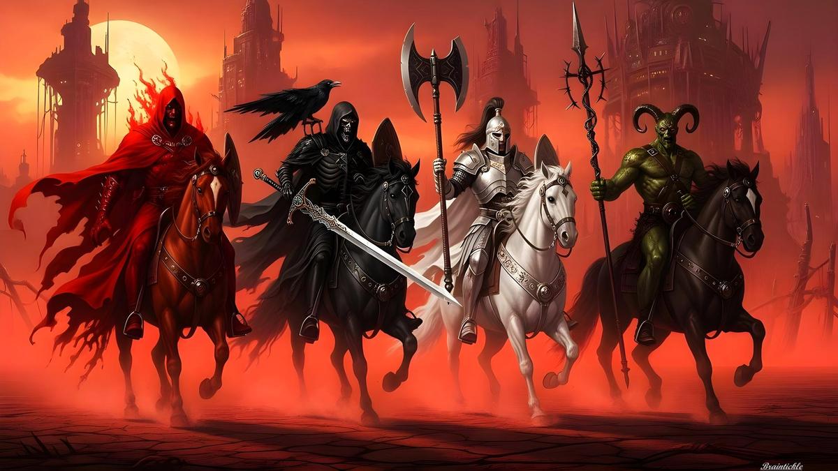The four Apocalyptic Horsemen - 1080p