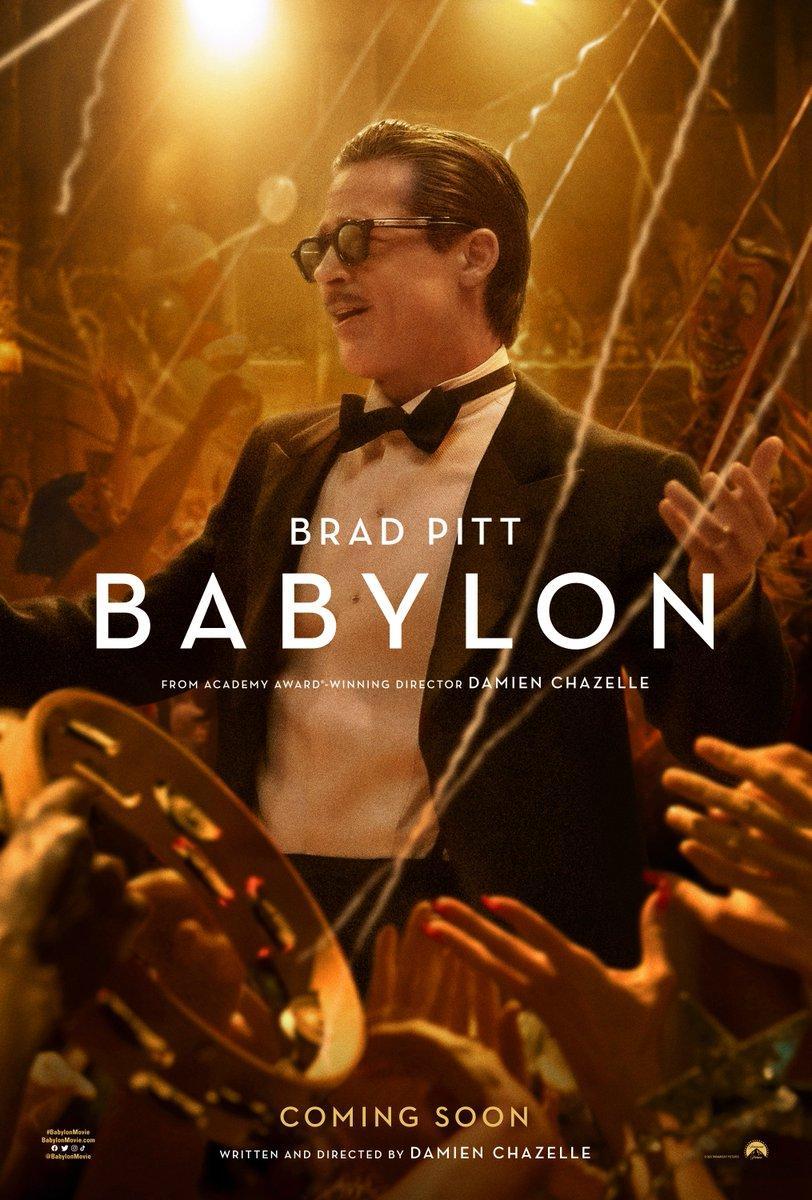 Brad Pitt Babylon Filmposter - Copy