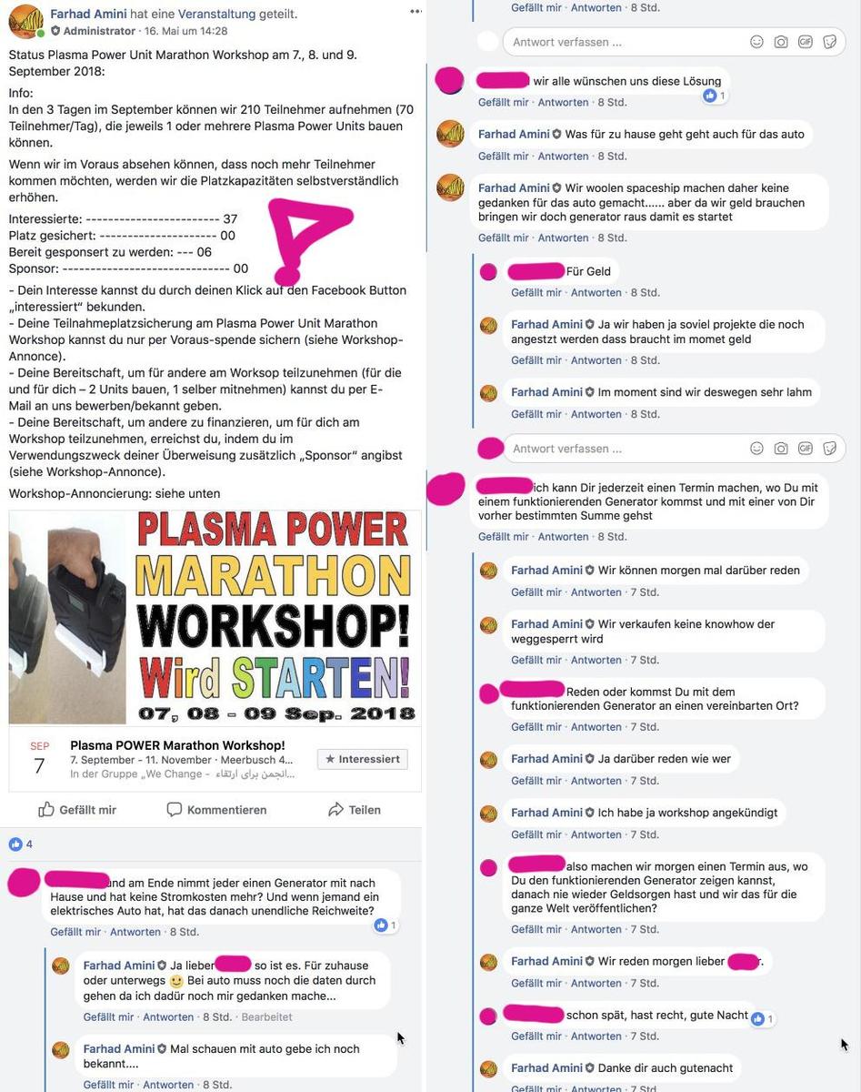 Aminis Plasmaworkshop