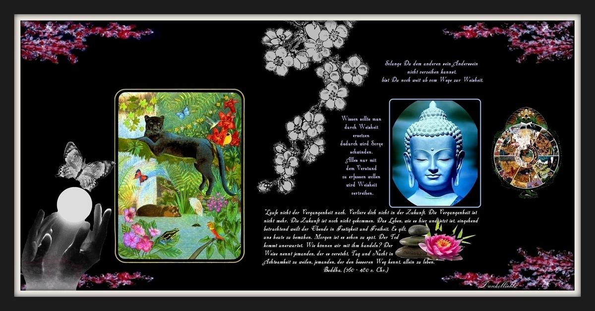 841459 Buddhistische  - Bild Gedanken - 