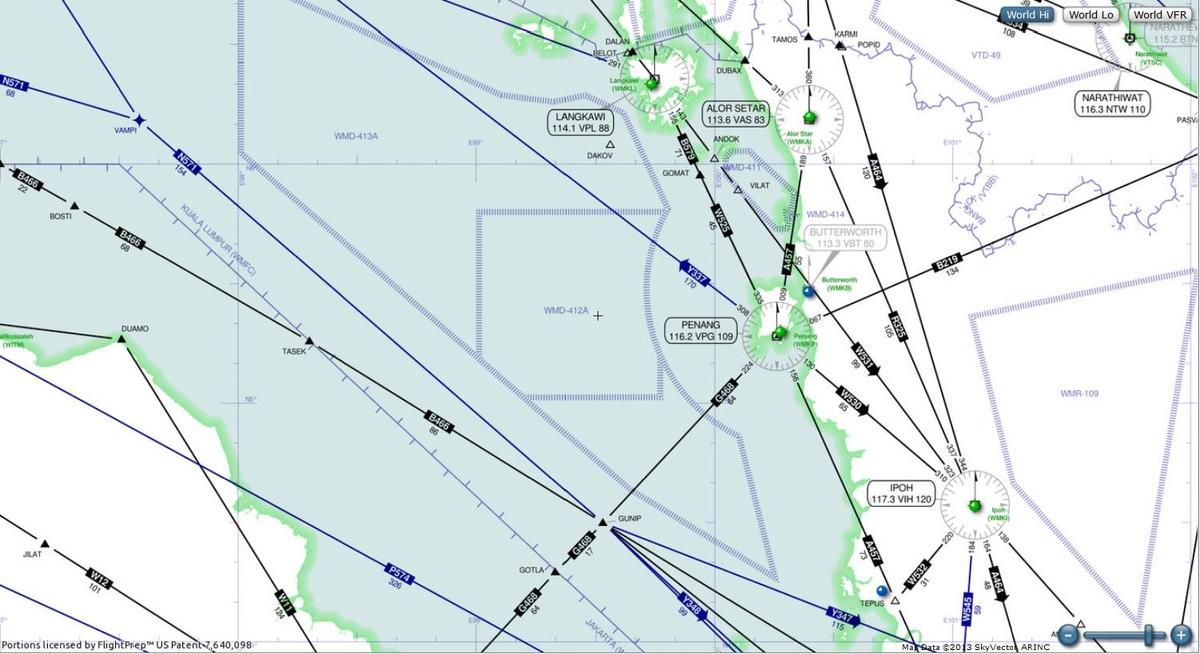 Militaerspeergebiet bei Penang