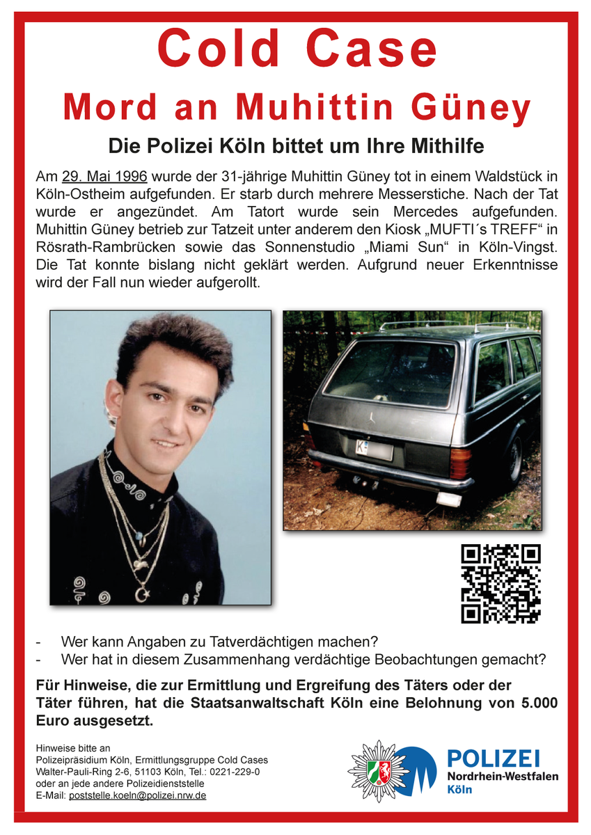 Fahndungsplakat deutsch