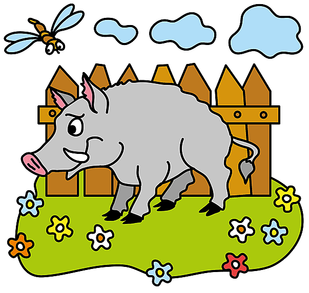 wildschwein cartoon bild kostenlos 20130