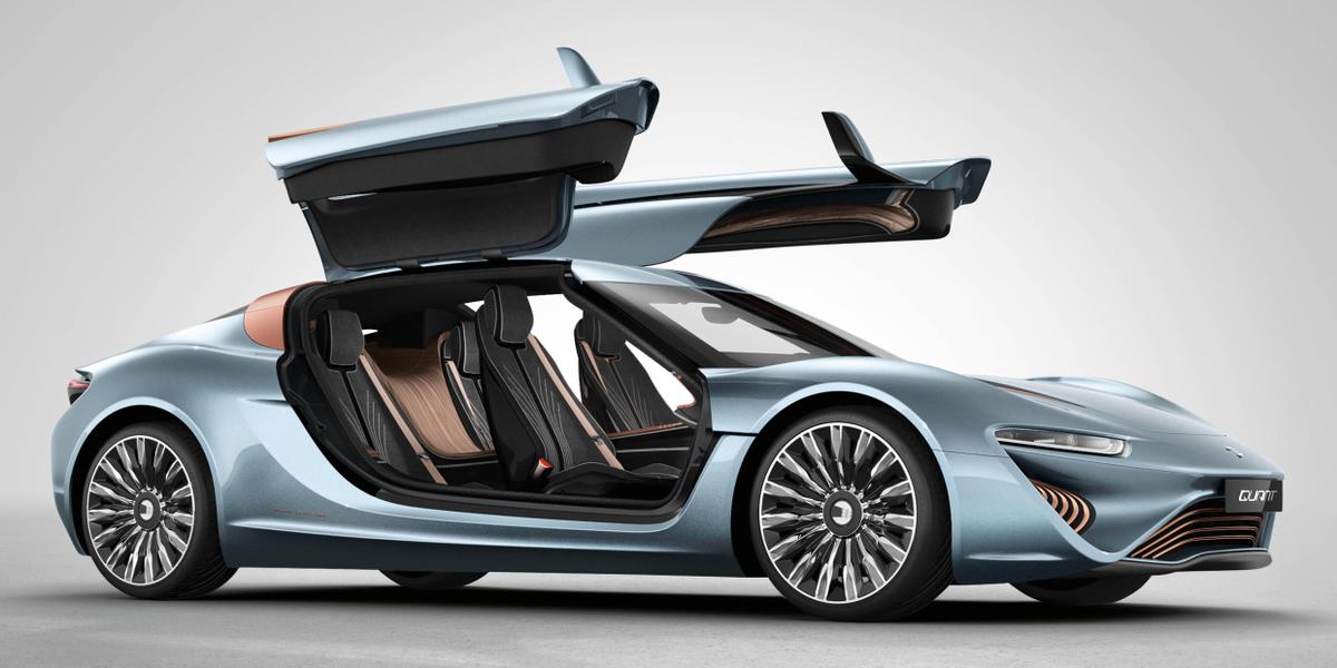 quant-e-sportlimousine side doors-open