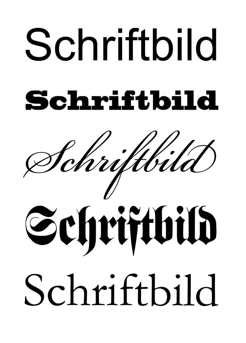 Schriftbild