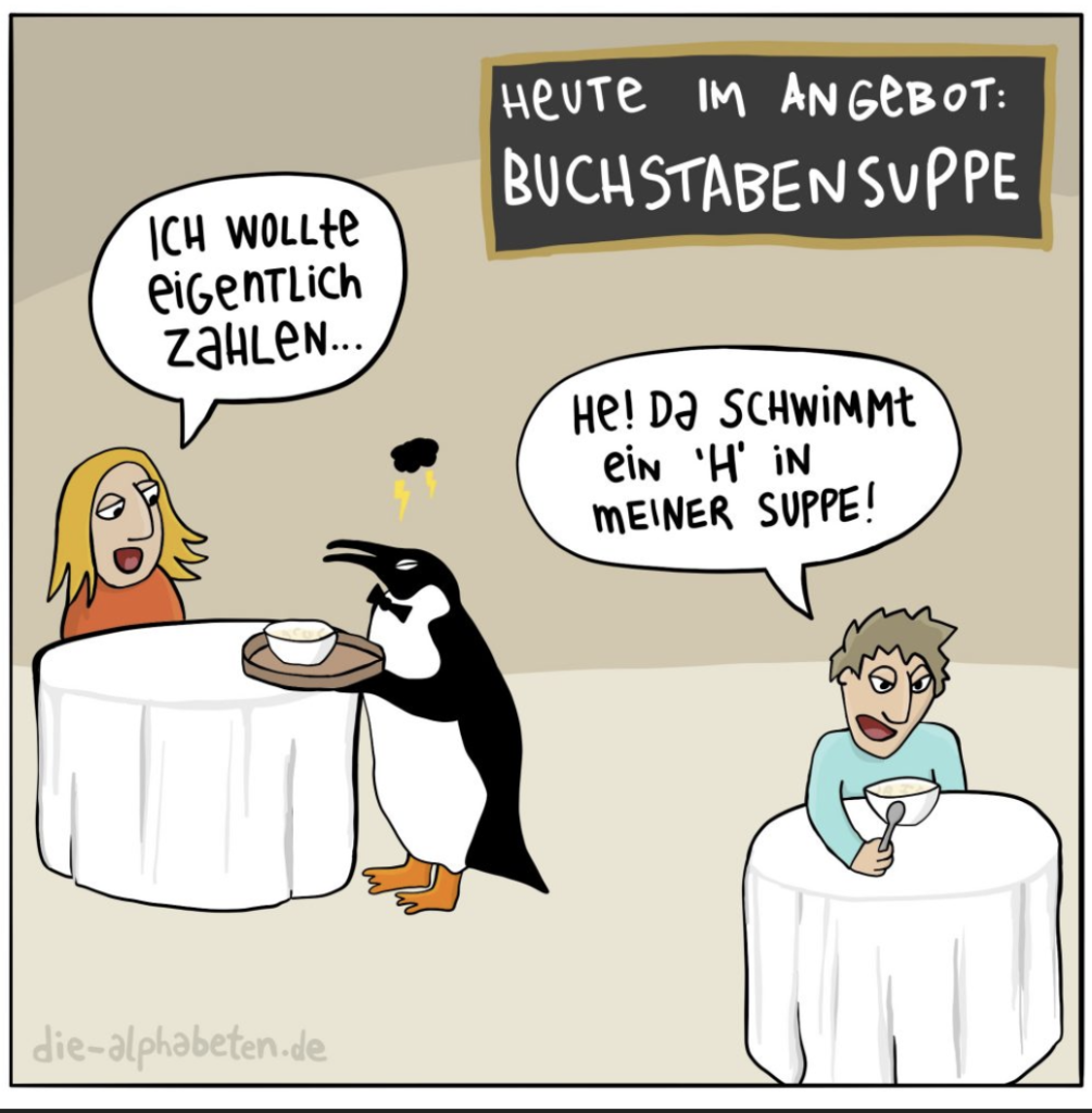 Buchstabensuppe