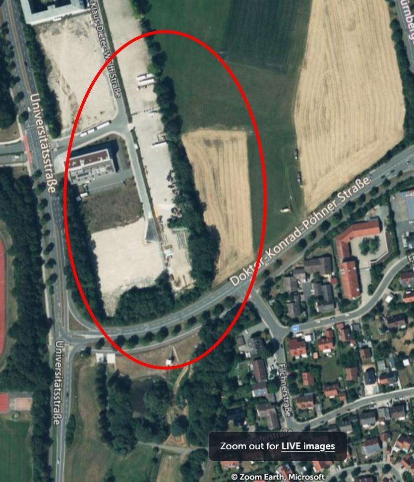 Mglicher-Fluchtweg Satellitenbilder bers