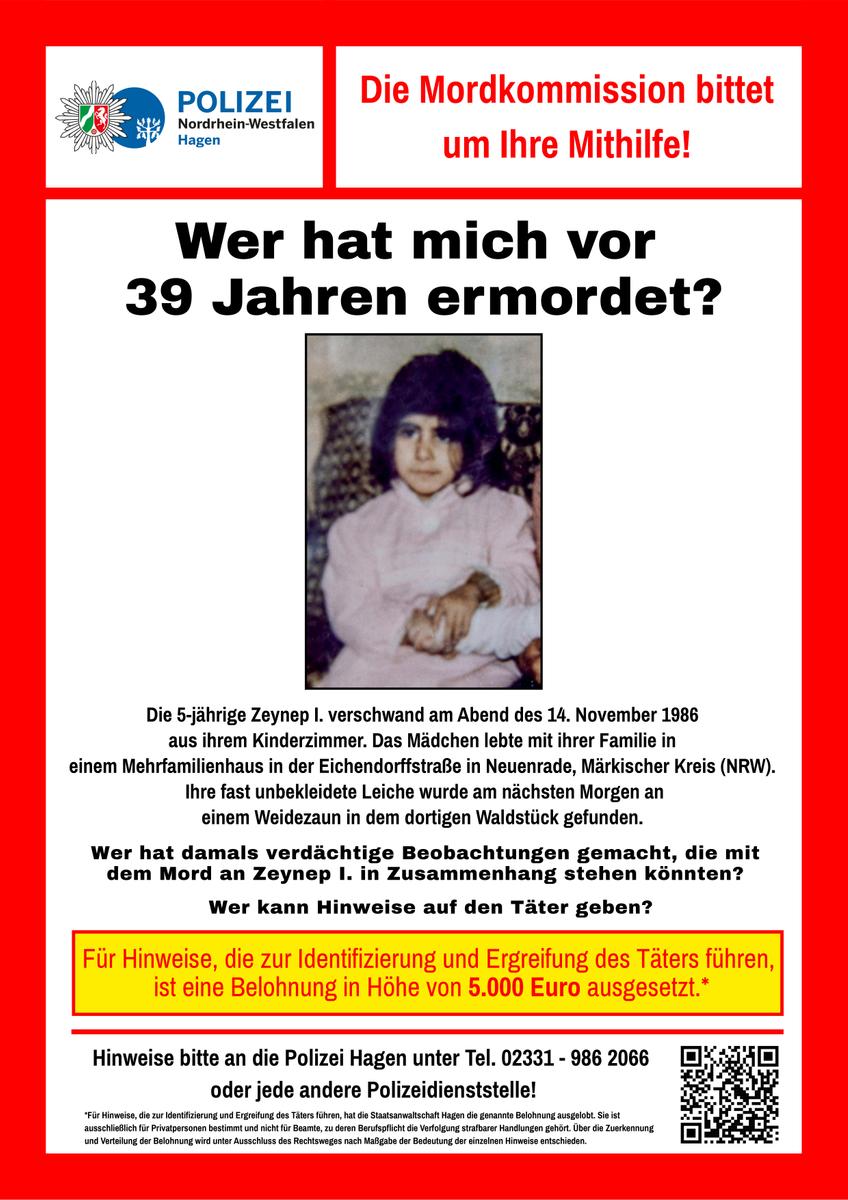 Fahndungsplakatdeutsch Zeynep