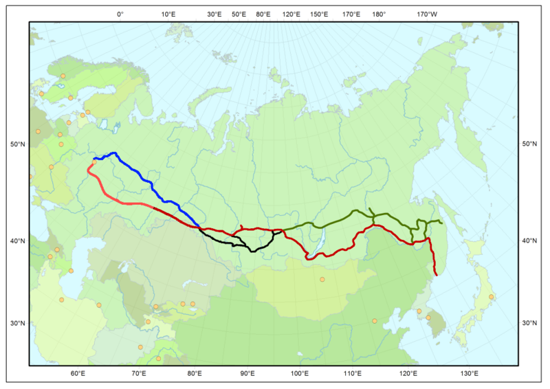 800px-Map Trans-Siberian railway