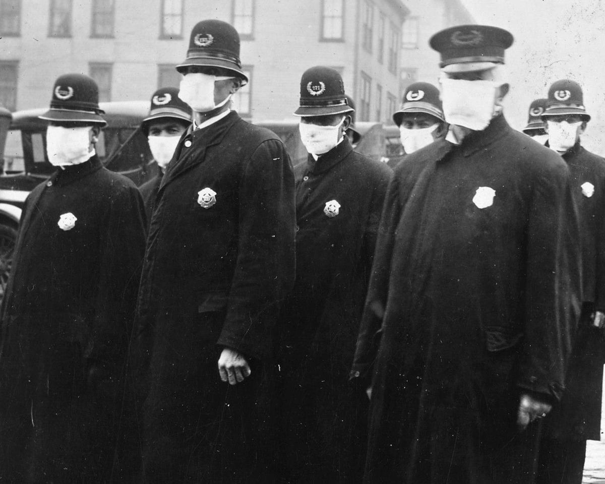 1497px-Spanish flu in 1918 Police office