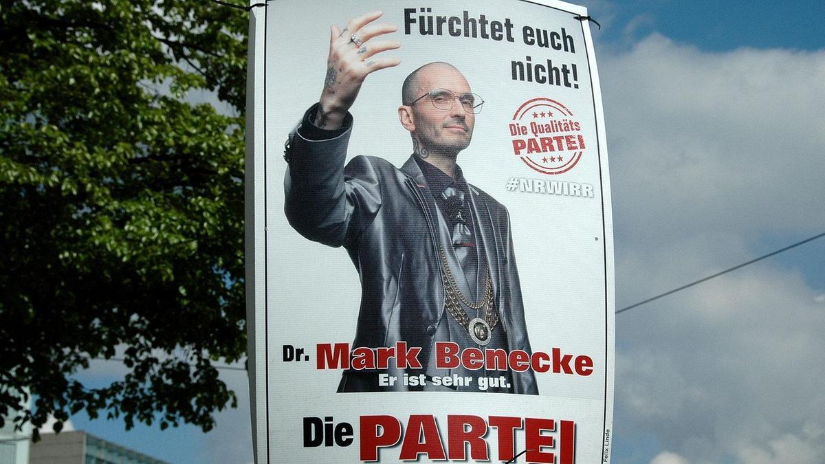 Die Partei Mark Benecke Plakat - Copy