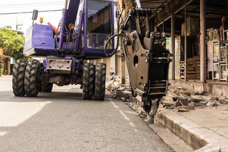 44627635-industriebagger-bulldozer-beweg