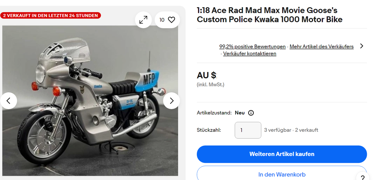 1 zu 18 MFP Goose BIke