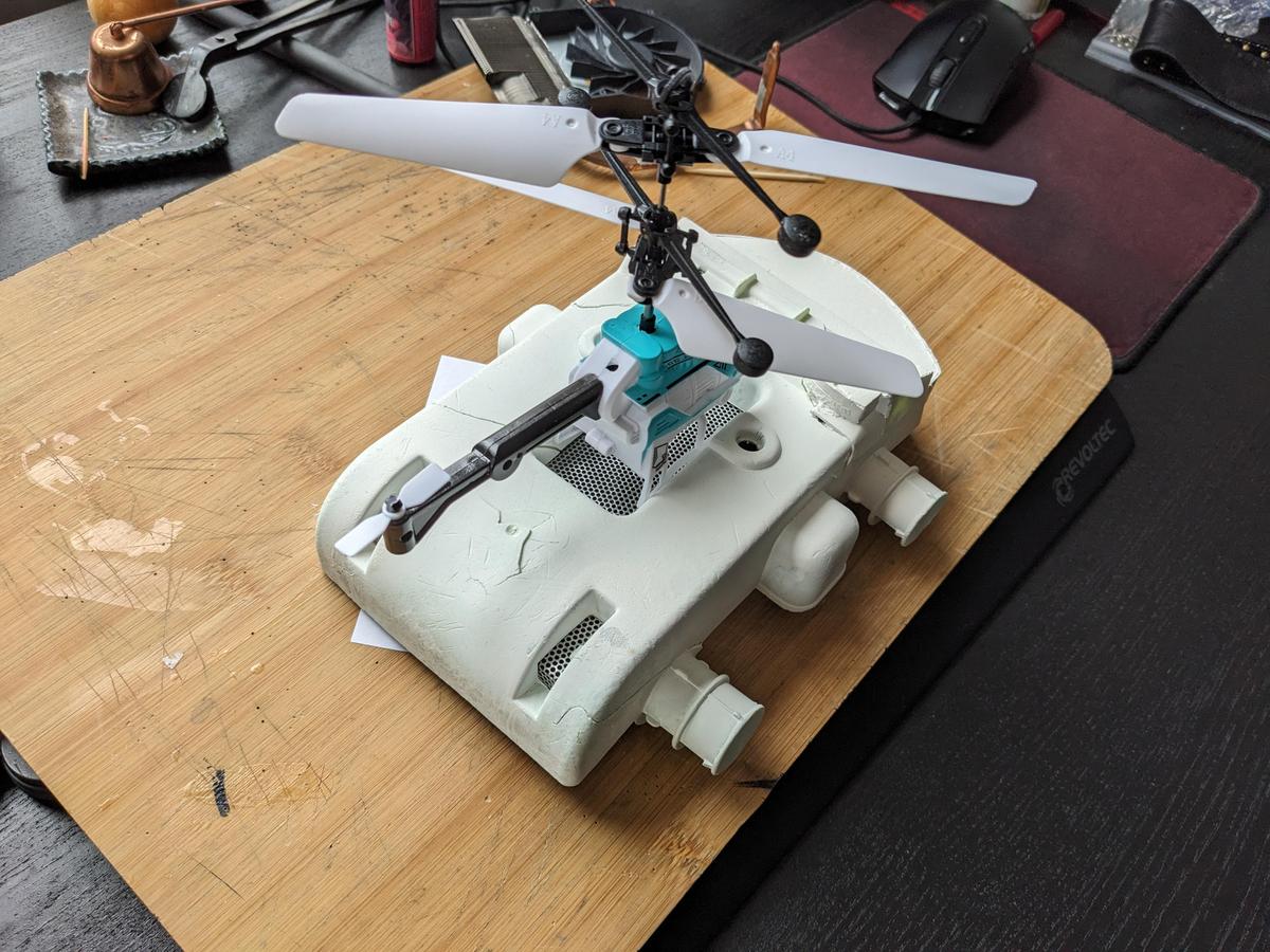 drone with landing port