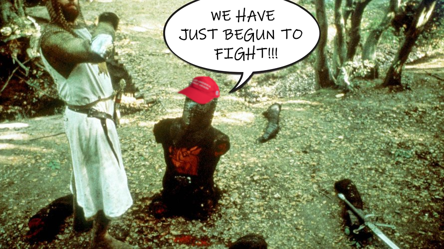 Trump - we have just begunn to fight