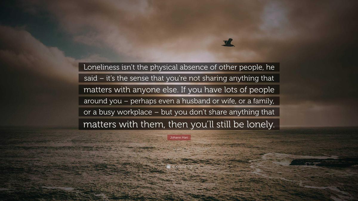 einsam