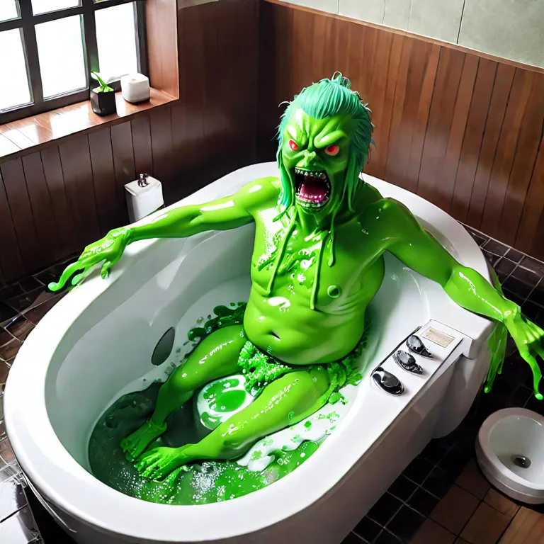 yakuza member using a jacuzzi as bidet g