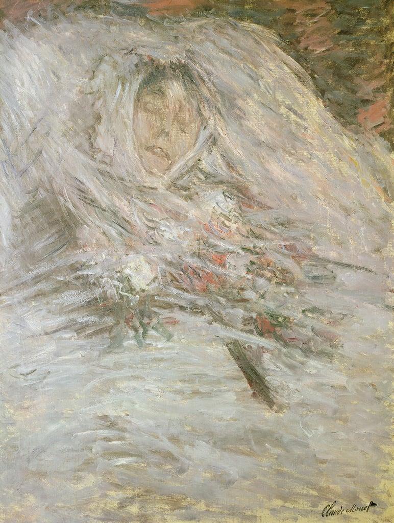 Claude Monet Camille sur son lit de Mort
