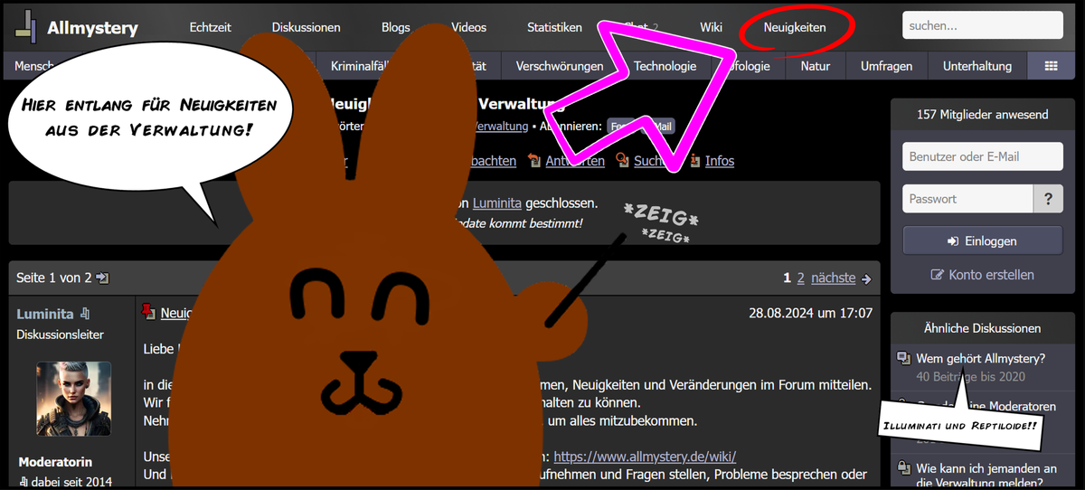 Neuer Button Neuigkeiten