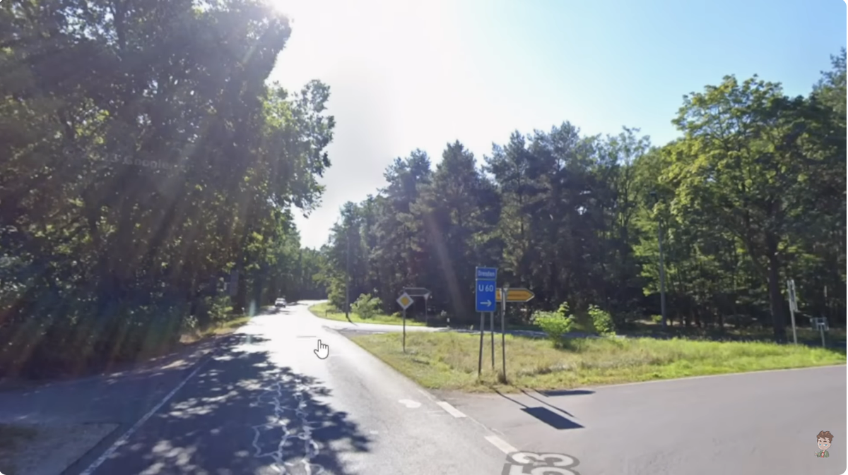 Fahrtweg bei Friedesdorf