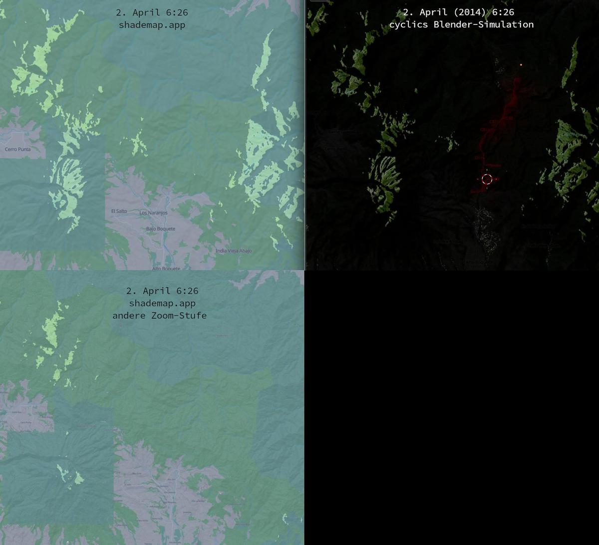 ShadeMapVergleich