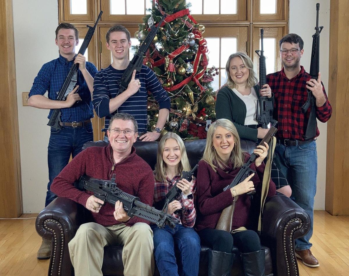 1920px-Thomas Massie and his Family in t