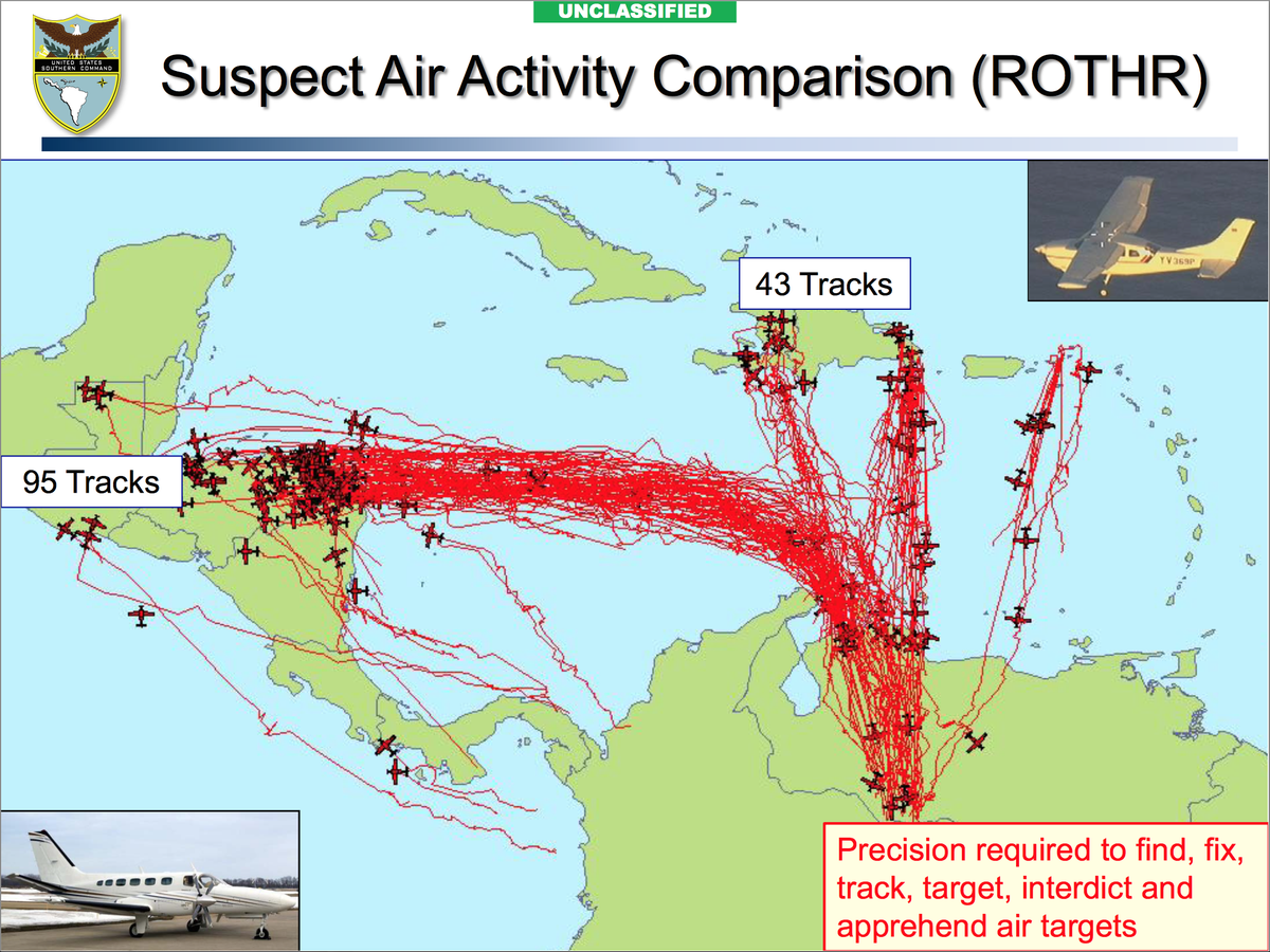 USSOUTHCOM Suspect Air Activity 2010