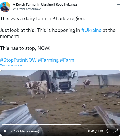 russian attacks farms
