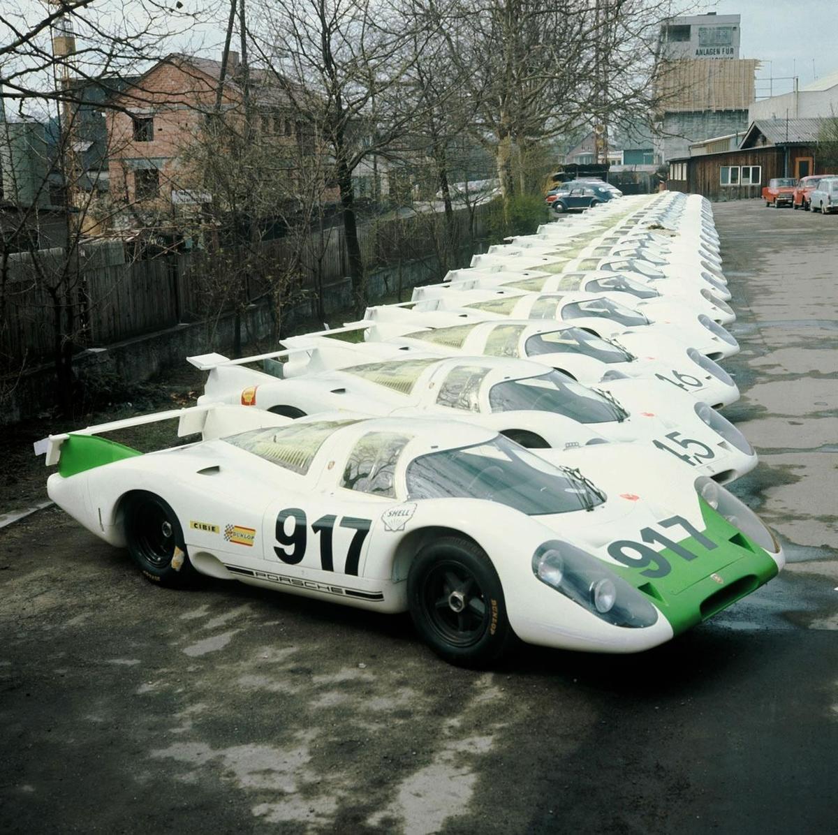 415f74 1969 Porsche 917 at Zuffenhausen