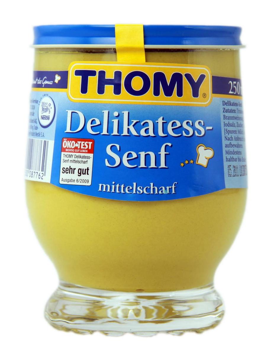 thomy delikatess senf mittelscharf glas