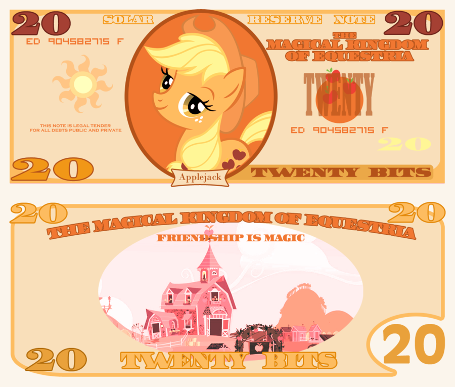 applejack 20 bits bill by cradet-d4jzlwr