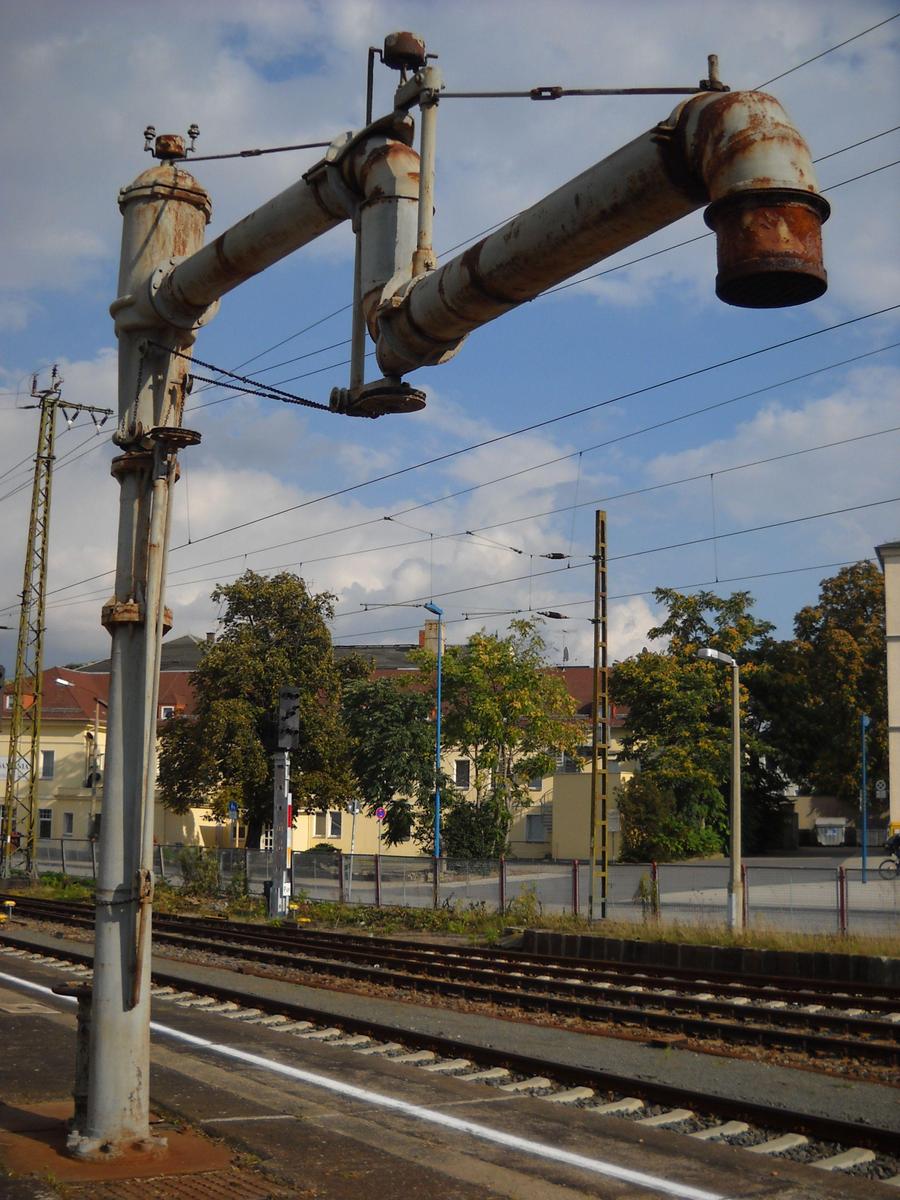 Wasserkran im Bahnhof Riesa
