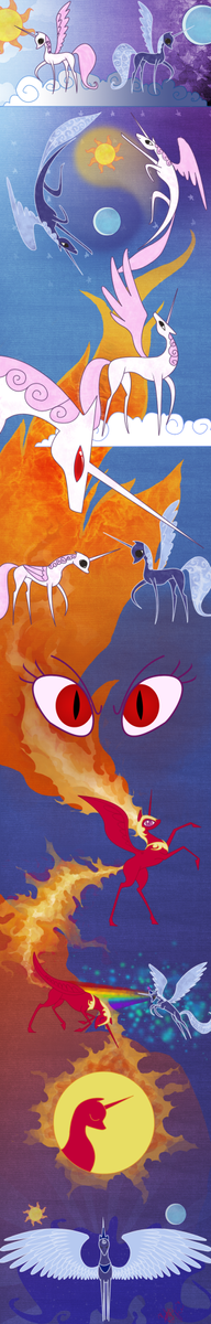 mlp fim the legend of solar flare by eme