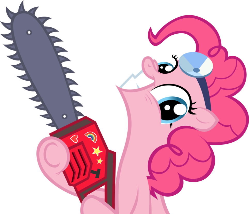 pinkie pie  s chainsaw by sasukex125-d5q