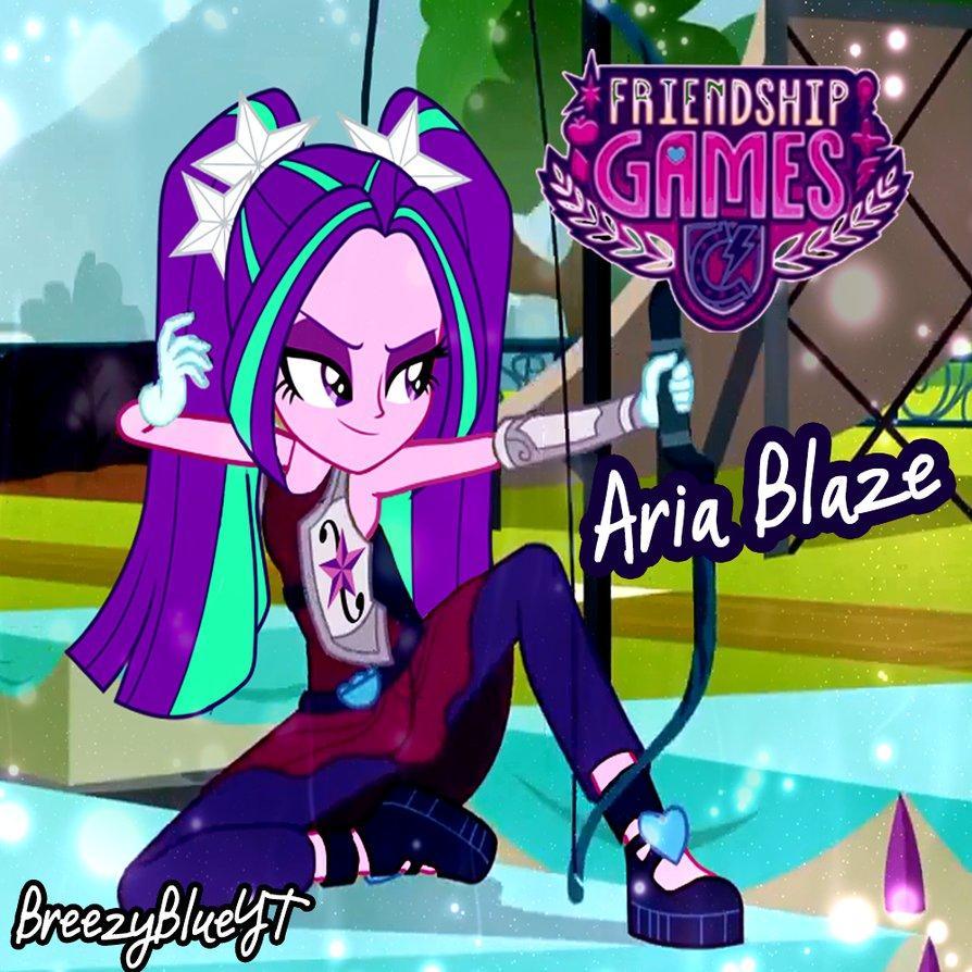 equestria girls friendship games  aria b