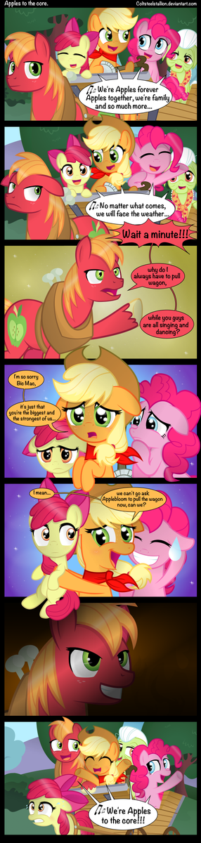 apples to the core  by coltsteelstallion