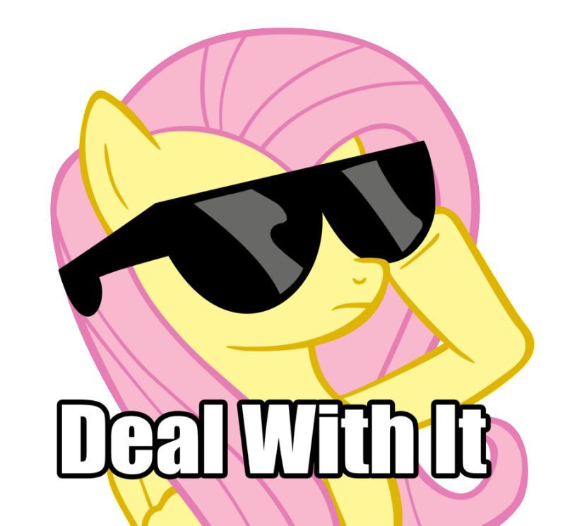 deal with it flutter style by
