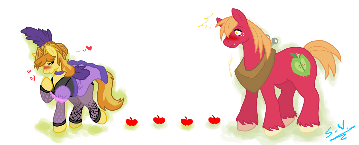   mlp   everypony  s gay for braeburn by