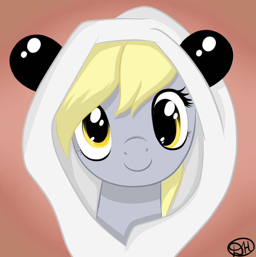 derpy panda by ditzyhooves-d6by6ik