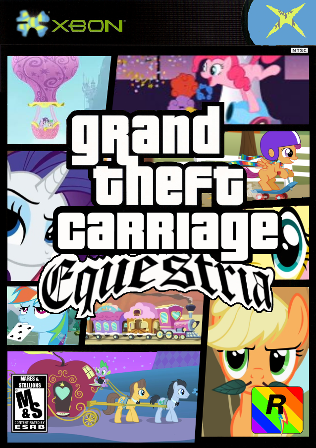 grand theft carriage  equestria by nicky