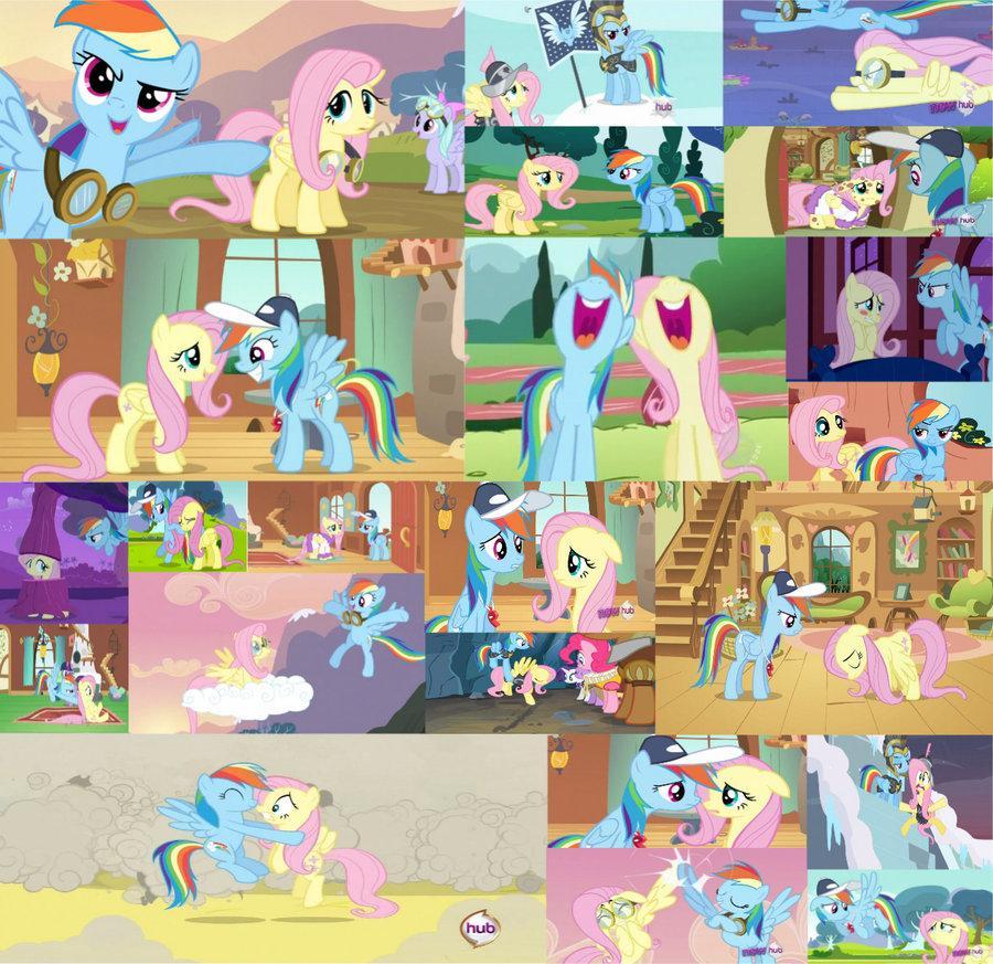 flutterdash collage by fuzzyypanda-d5etk