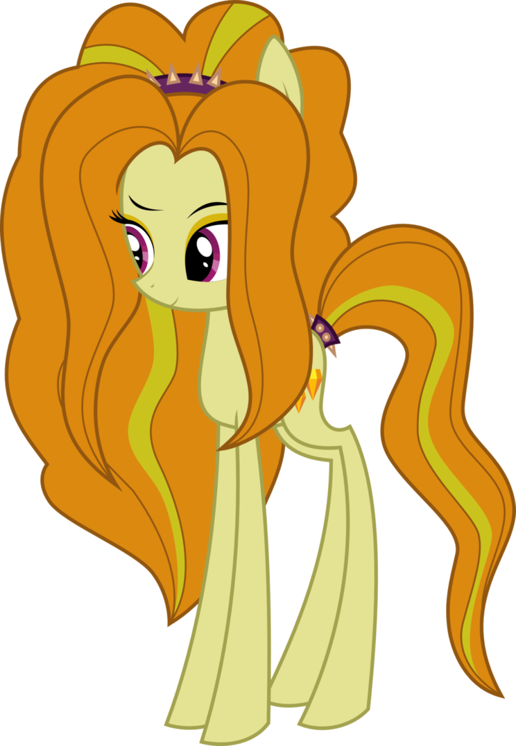 adagio dazzle as an earth pony by aqua p