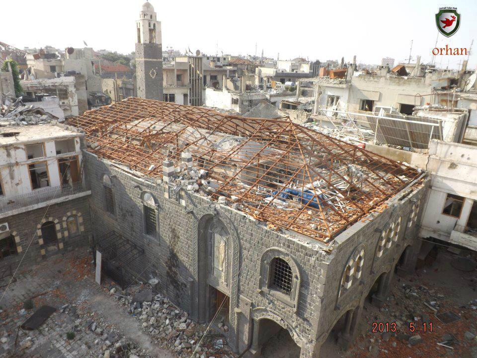 Syria Senseless Regime Bombing of Church
