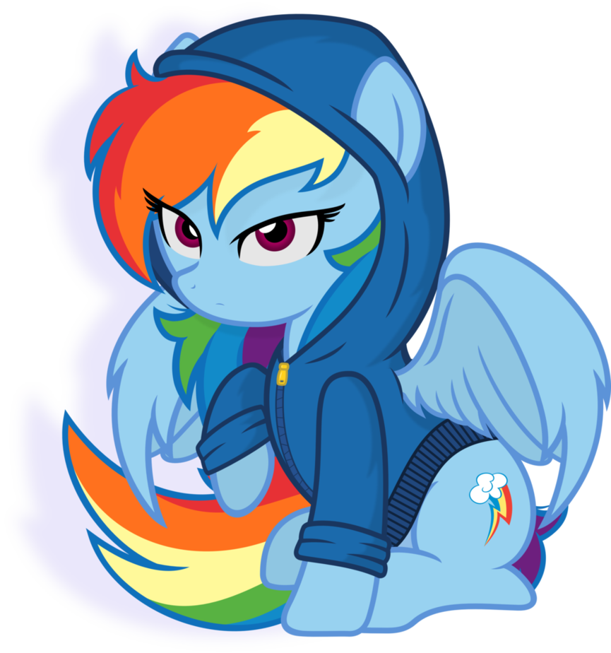 rainbow dash  hoodie  by godoffury-d8kl9