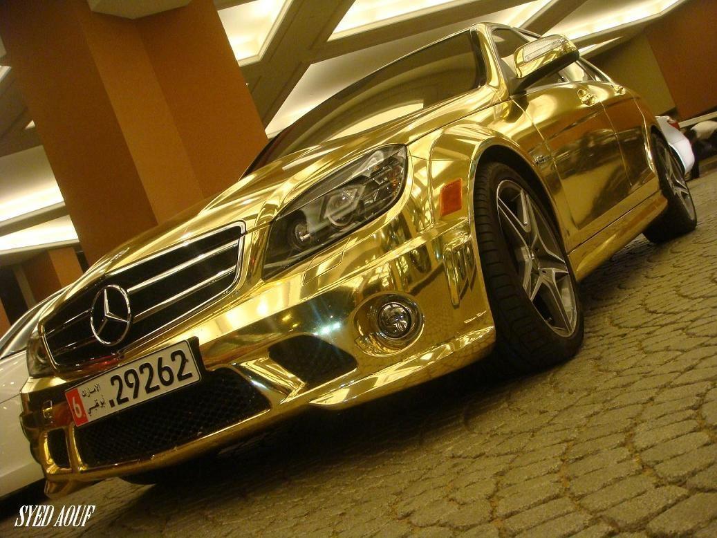 6f6444 mercedes-c63-amg-chrome-dubai-img