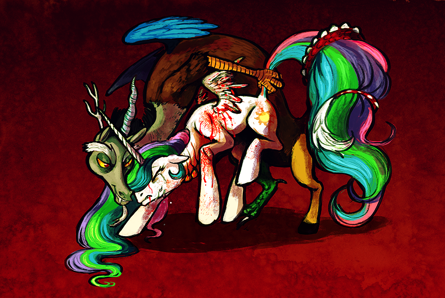 Princess Celestia Suffering