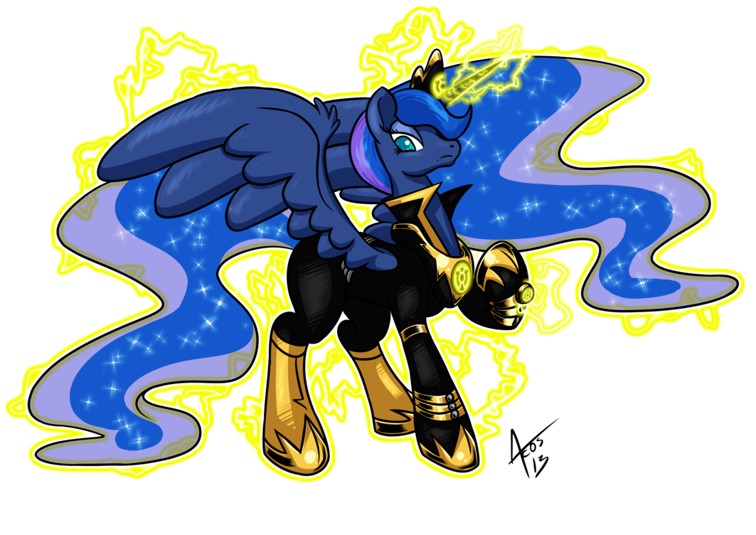 mlp  blackest night   princess luna by c